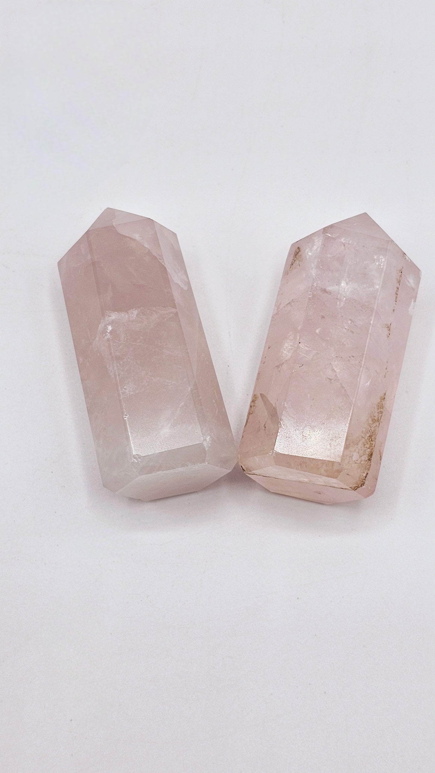 Rose Quartz Tower, Exact Crystal A