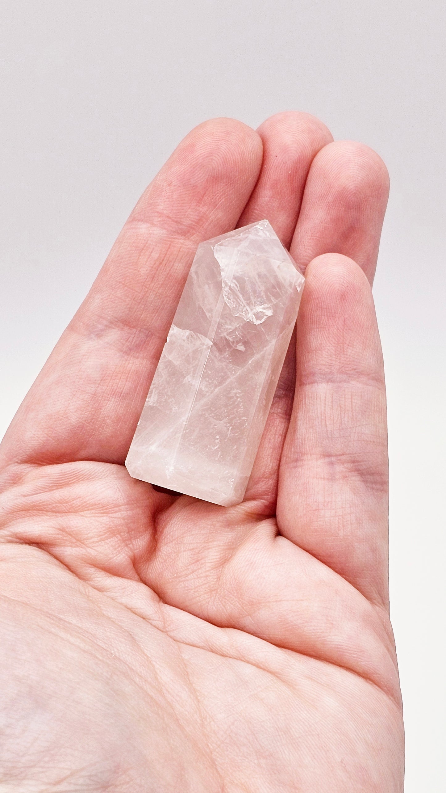 Rose Quartz Tower, Exact Crystal A